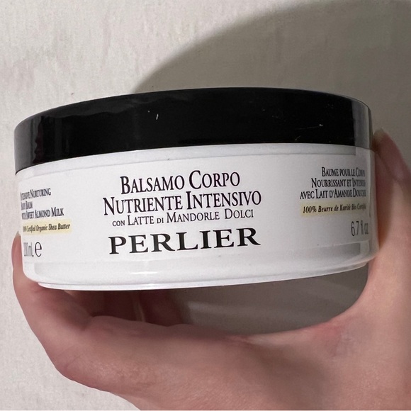 💦NWT💦 PERLIER SHEA BUTTER + SWEET ALMOND BODY BALM 6.7oz - Picture 3 of 5